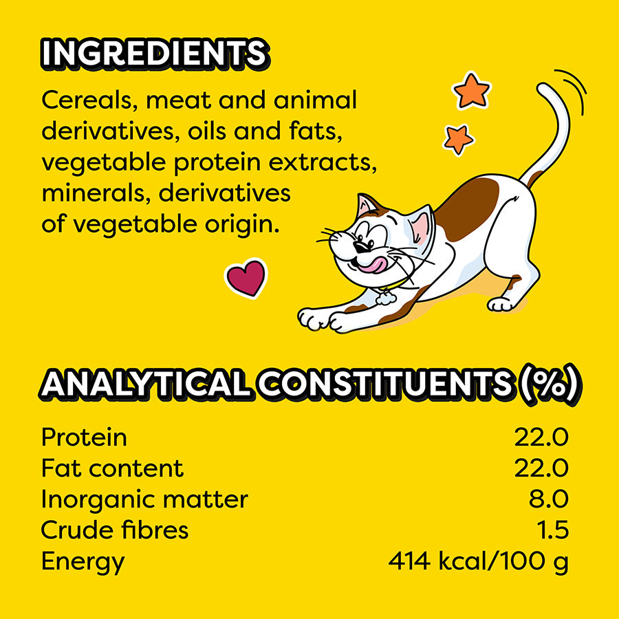 Dreamies Shakeups Multivitamin Rockin Rooster Cat and Kitten Treats 55g
