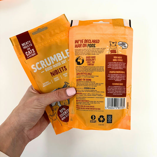 Scrumbles Niblets Meaty Cat Treats Chicken 50g