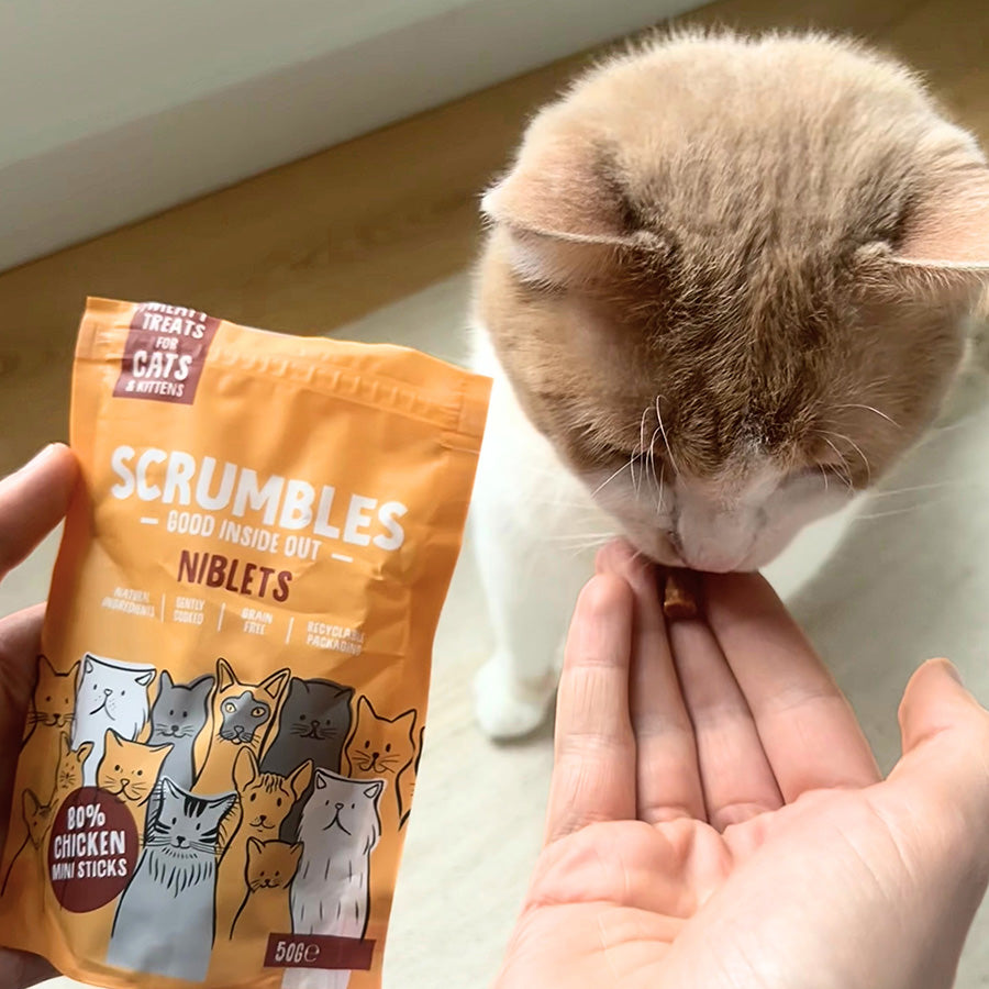 Scrumbles Niblets Meaty Cat Treats Chicken 50g