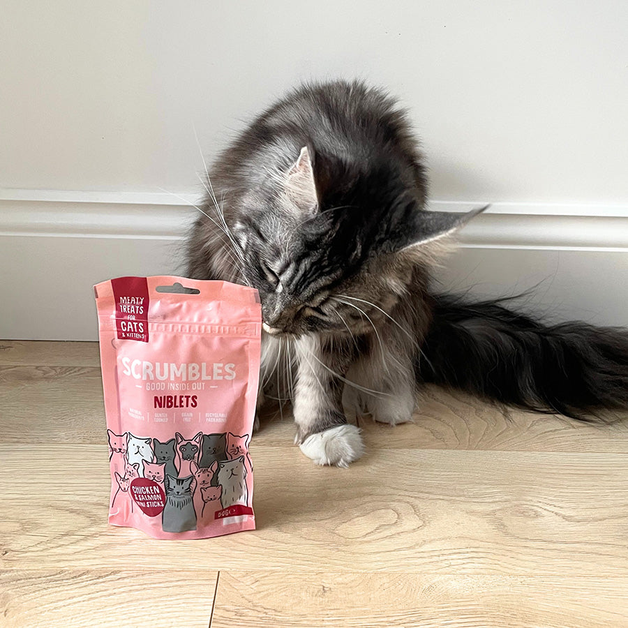 Scrumbles Niblets Meaty Cat Treats Salmon 50g