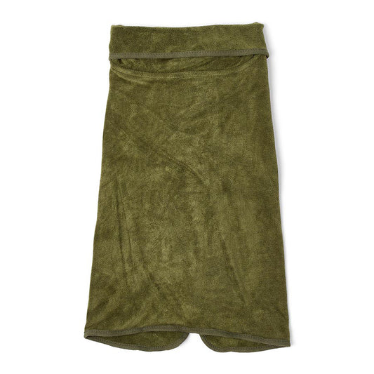 Pets at Home Absorbent Drying Dog Coat Dark Green