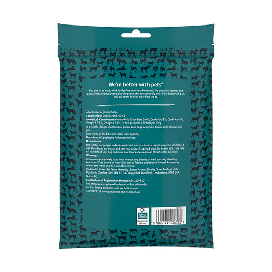 Pets at Home Dog Treats Sprats