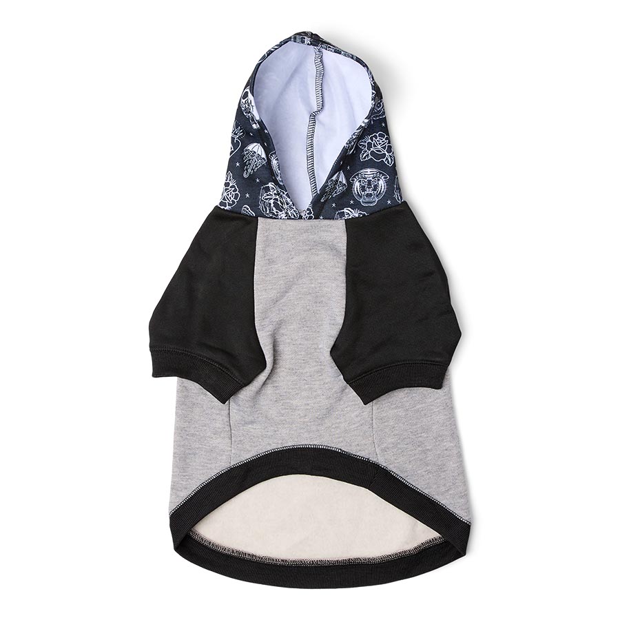 Pets Loves x Bad Monday Flash Art Raglan Dog Hoodie