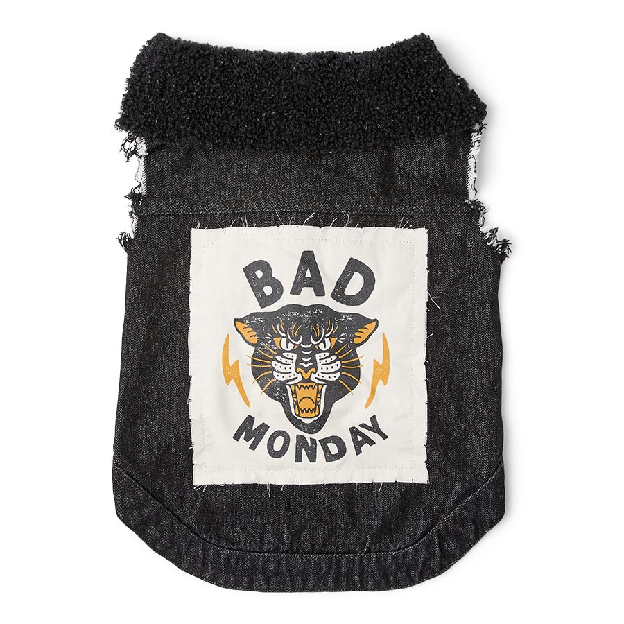 Pets Loves x Bad Monday Denim Dog Jacket Small