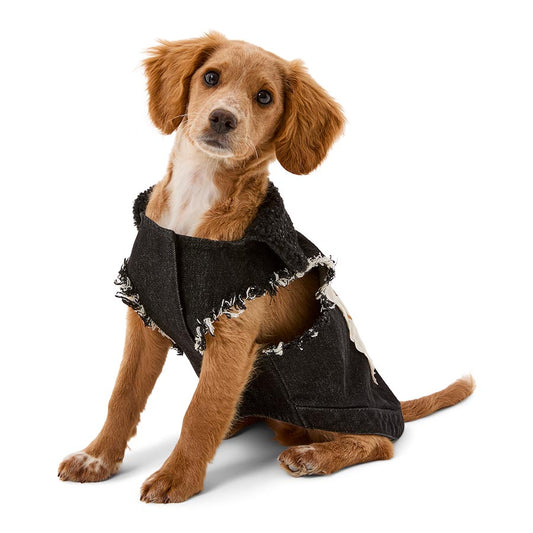 Pets Loves x Bad Monday Denim Dog Jacket Small