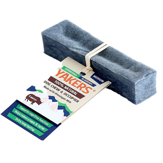 Yakers Dog Chew Treat Blueberry