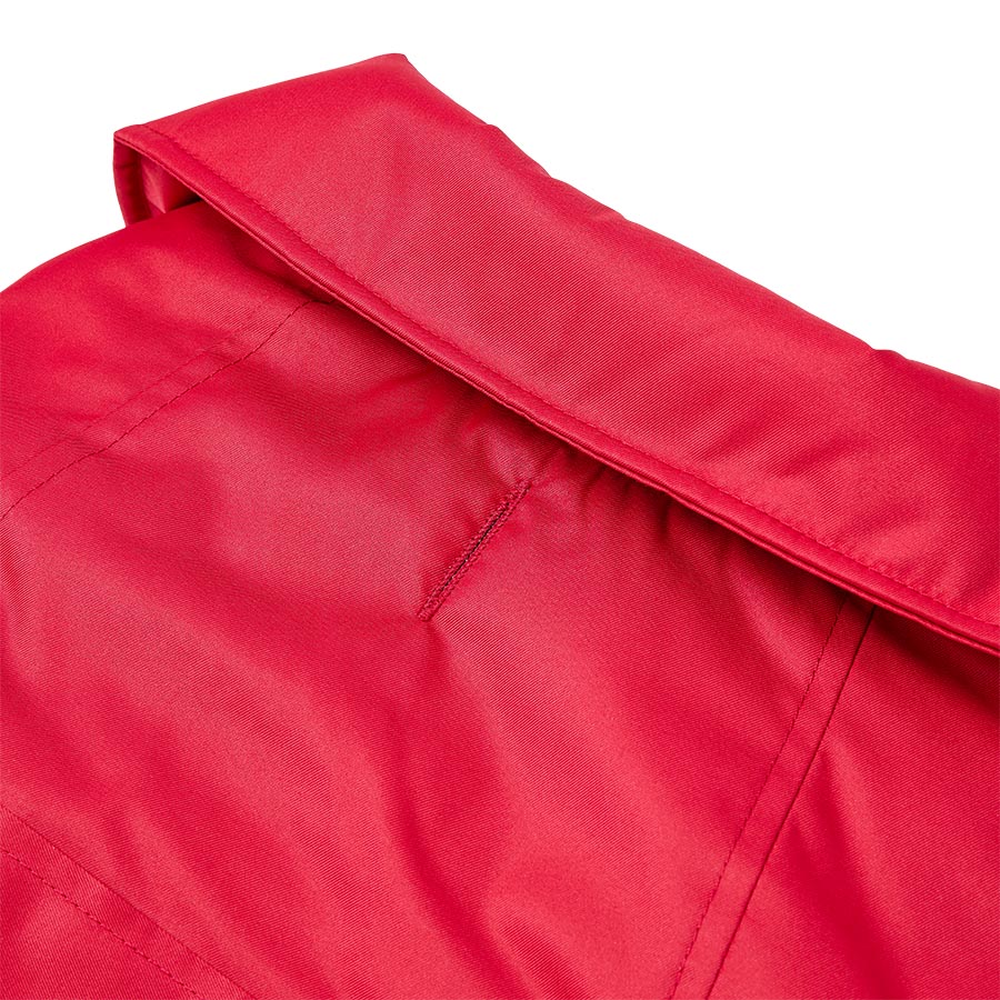 Pets at Home Fleece Lined Twill Dog Jacket Red