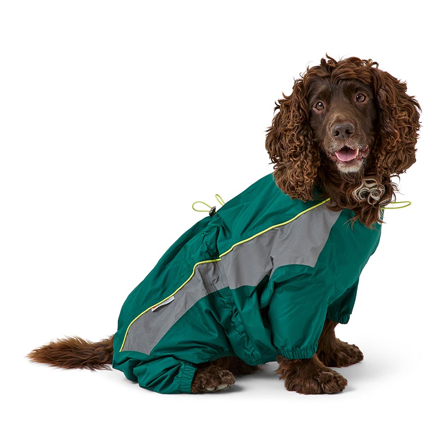 3 Peaks Waterproof Dog Terrain Suit Green