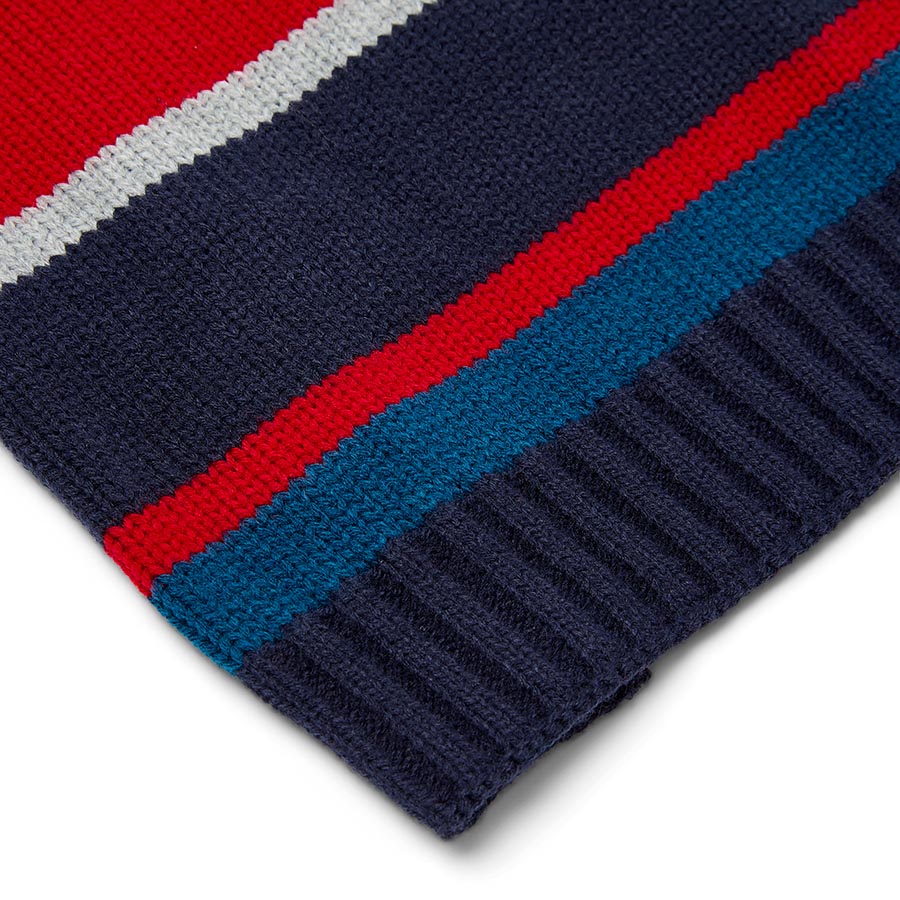 Pets at Home Striped Knitted Dog Jumper Multi-Coloured