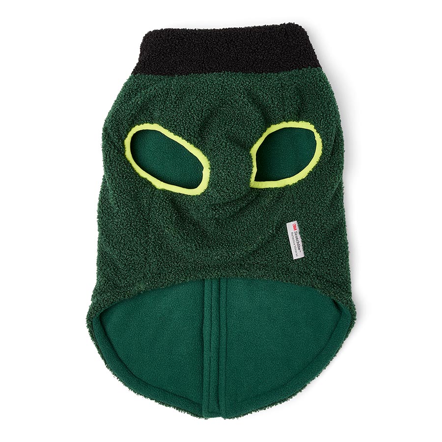 3 Peaks Shower Resistant Sherpa Dog Jacket Green