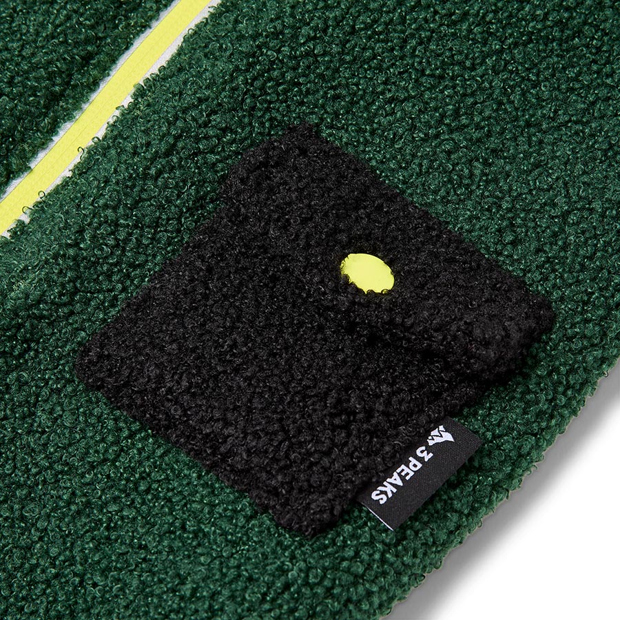 3 Peaks Shower Resistant Sherpa Dog Jacket Green