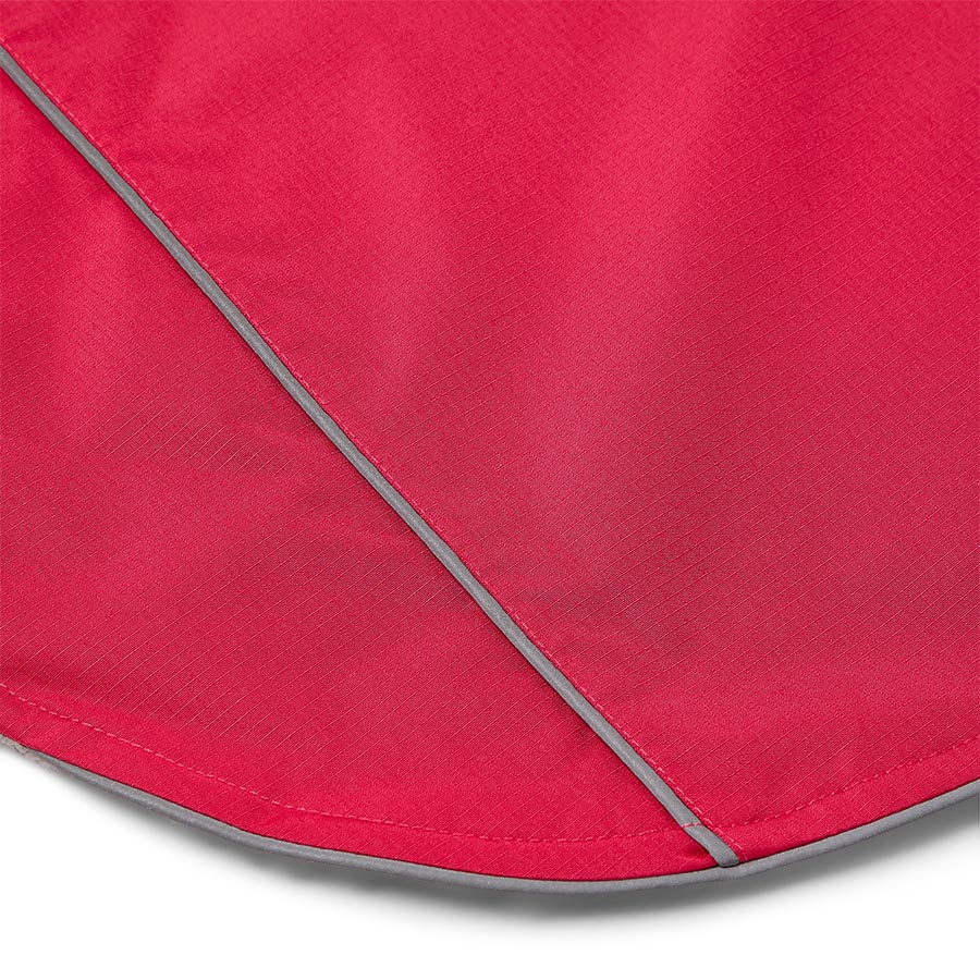 Pets at Home Ripstop Reflective Trim Dog Coat Red