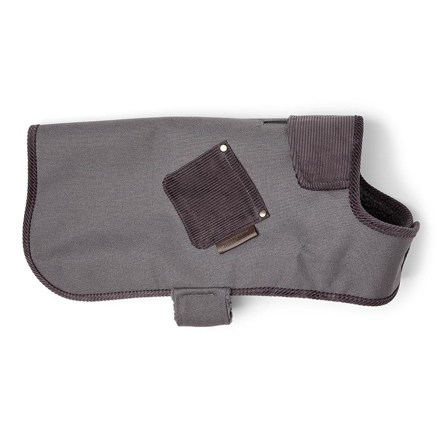 Wainwright's Waterproof Canvas Dog Jacket Grey
