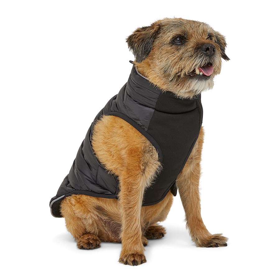 Kong Dog Puffer Vest Black