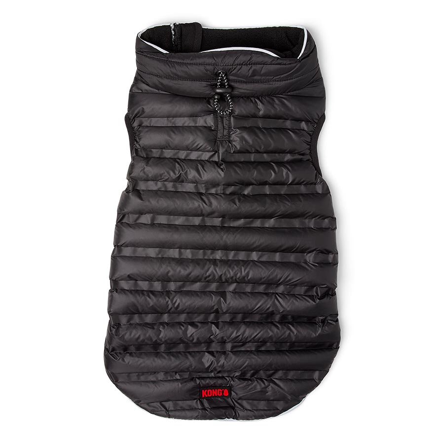 Kong Dog Puffer Vest Black
