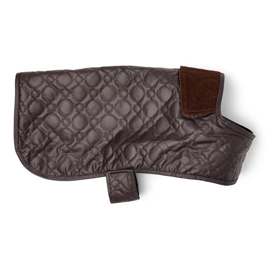 Wainwright's Shower Resistant Quilted Dog Jacket Espresso