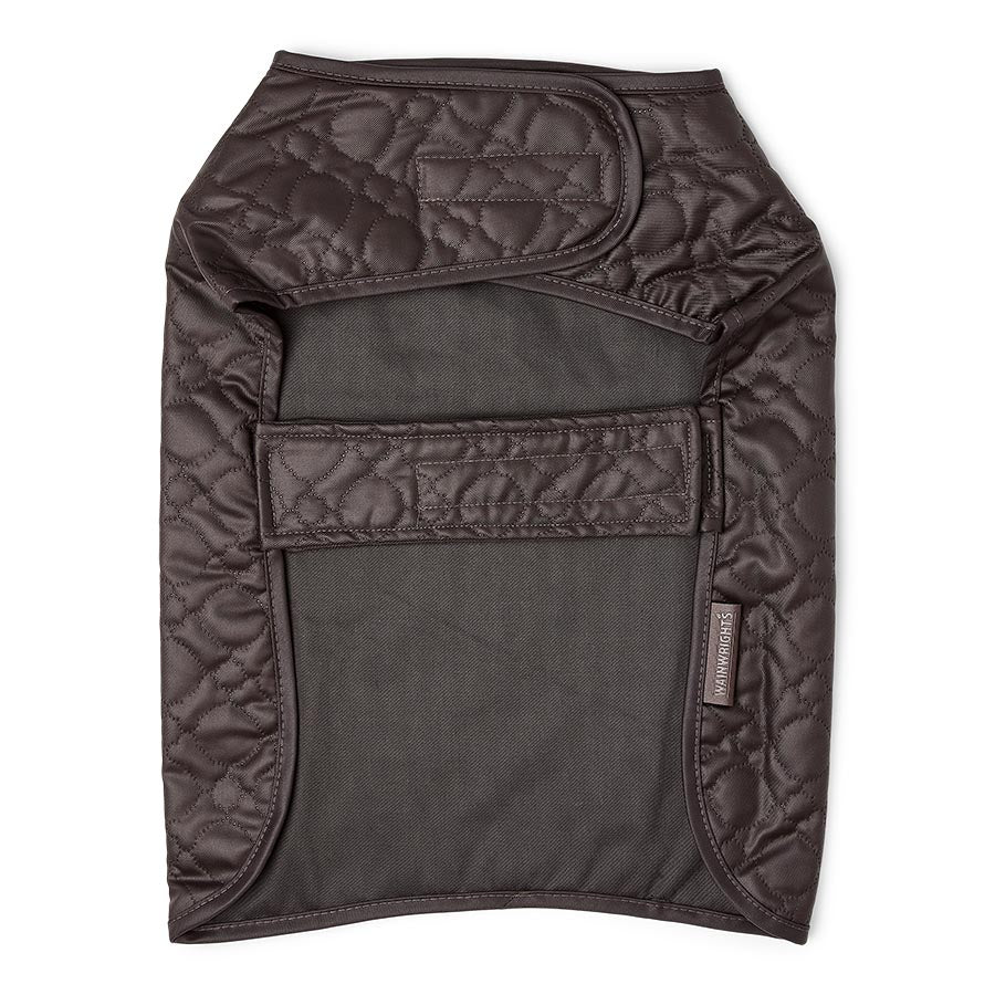 Wainwright's Shower Resistant Quilted Dog Jacket Espresso