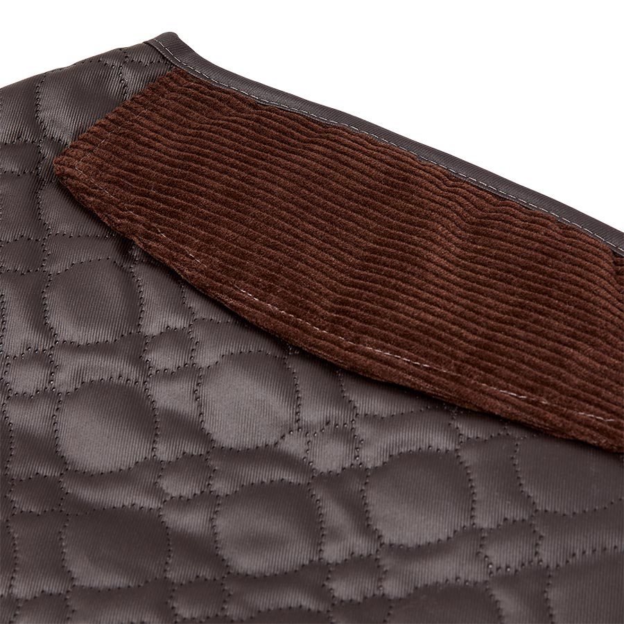 Wainwright's Shower Resistant Quilted Dog Jacket Espresso