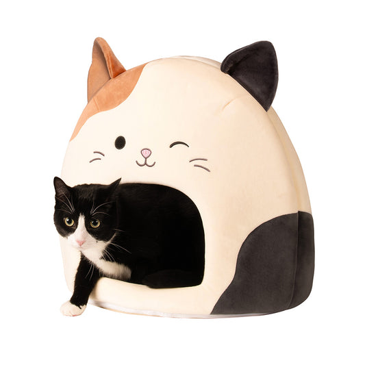Squishmallows Original Cam The Cat Ultrasoft Pet Cave Multi Coloured