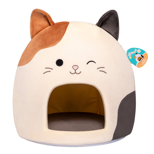 Squishmallows Original Cam The Cat Ultrasoft Pet Cave Multi Coloured