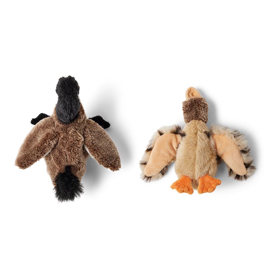 Wainwright's Instinct Mini Duck & Goose Flattie Duo Dog Toys