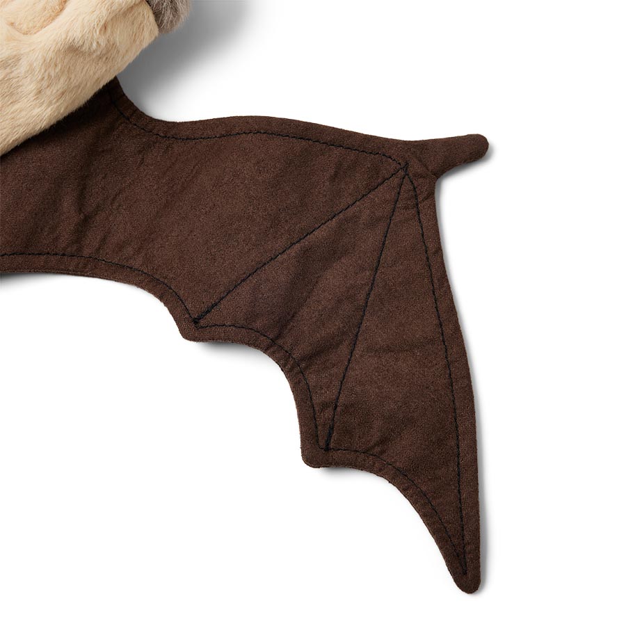 Wainwright's Instinct Bat Flattie Squeak & Crinkle Dog Toy