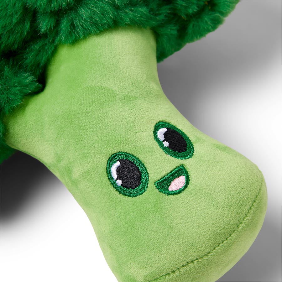 Pets at Home Bemused Broccoli Squeaky Dog Toy