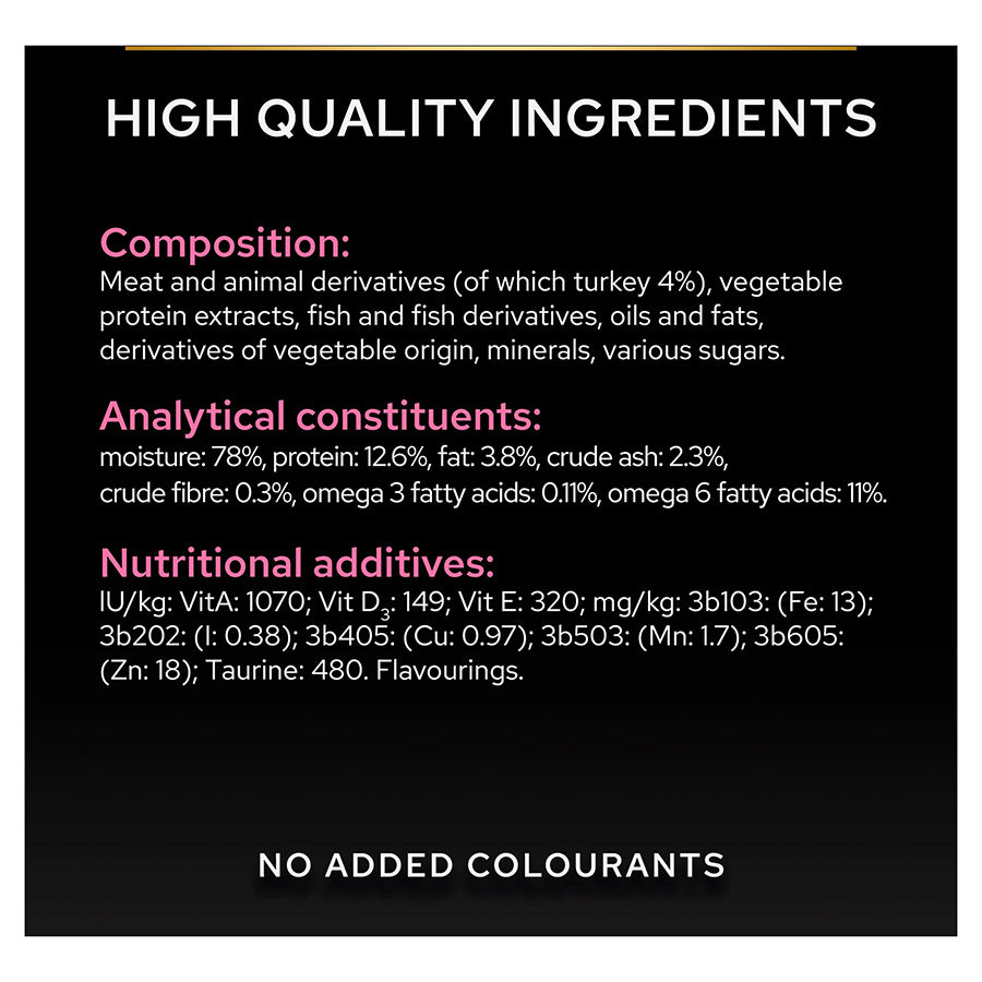 Pro Plan Delicate Digestion Wet Cat Food with Ocean Fish & Turkey Gravy 40 x 85g