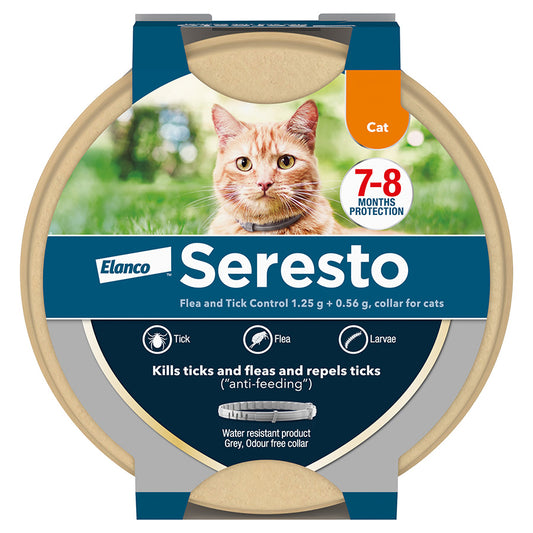 Seresto Flea & Tick Control Cat Collar 8kg & Under