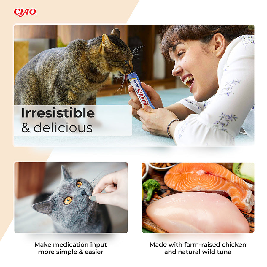 Ciao Churu Cat Treat Sticks Chicken 4x14g