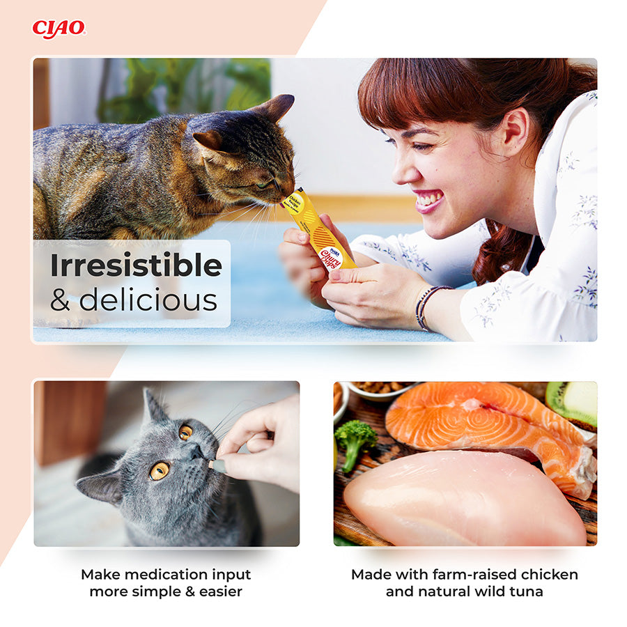 Ciao Churu Cat Treat Pops Chicken 4x15g