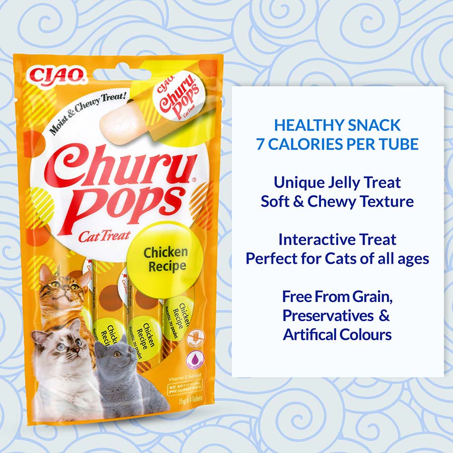 Ciao Churu Cat Treat Pops Chicken 4x15g