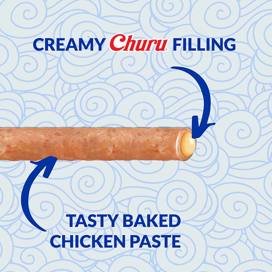 Ciao Churu Cat Treat Rolls Chicken, Tuna & Scallop 4x10g