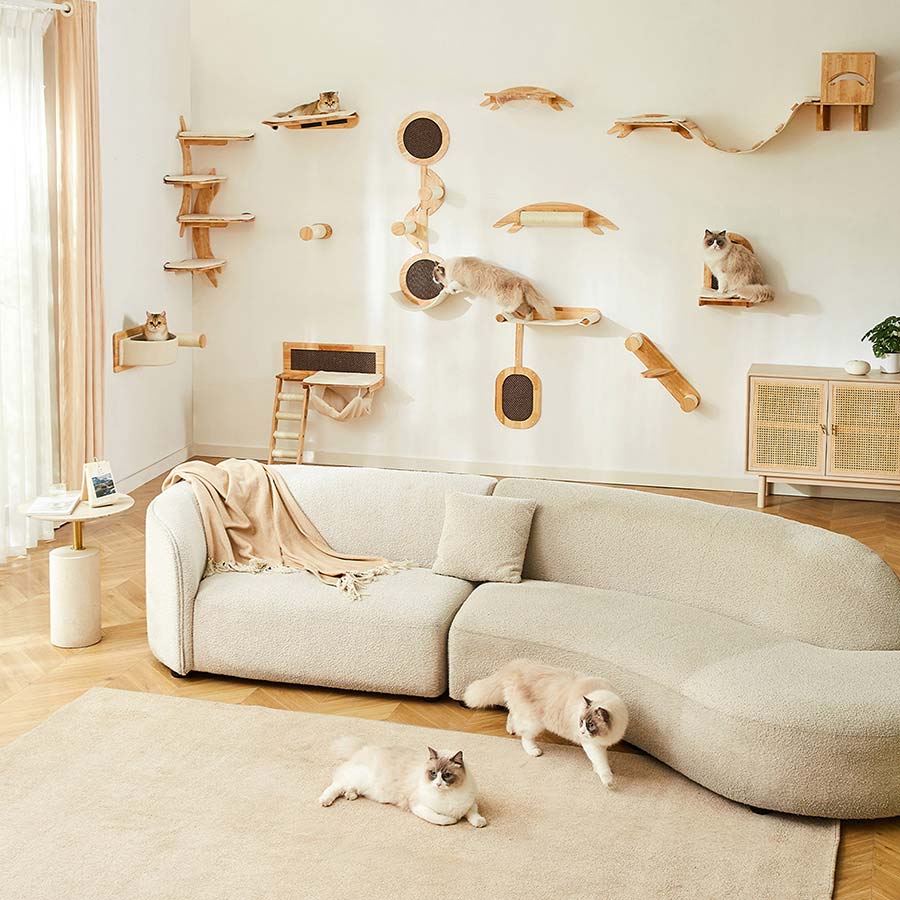 Lords & Labradors Malmo Viewing Pod Wall Cat Climber