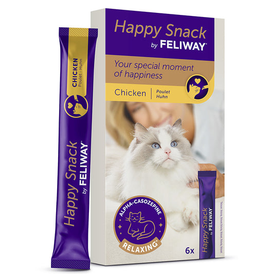 Feliway Happy Snack Calming Treats for Cats and Kittens 6 Pack