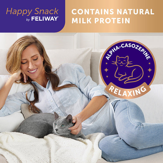 Feliway Happy Snack Calming Treats for Cats and Kittens 6 Pack