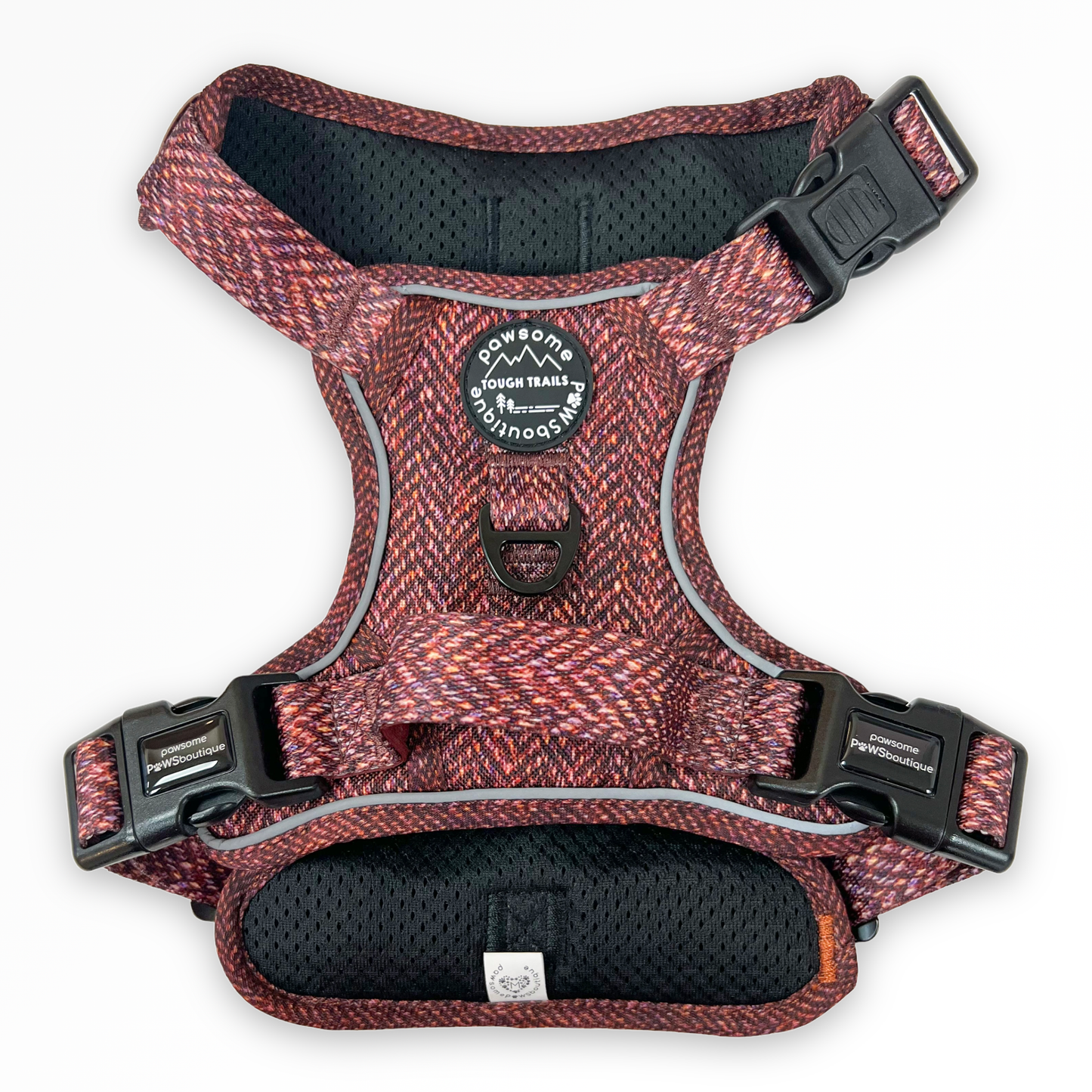 Pawsome Paws Boutique Country Burgundy Tough Trails Dog Harness