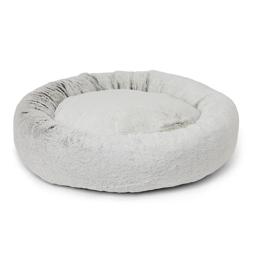 Pets at Home Snug Donut Dog Bed Snow Grey Large