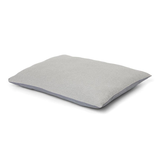 Pets at Home Pillow Mattress Dog Bed Grey Stripe