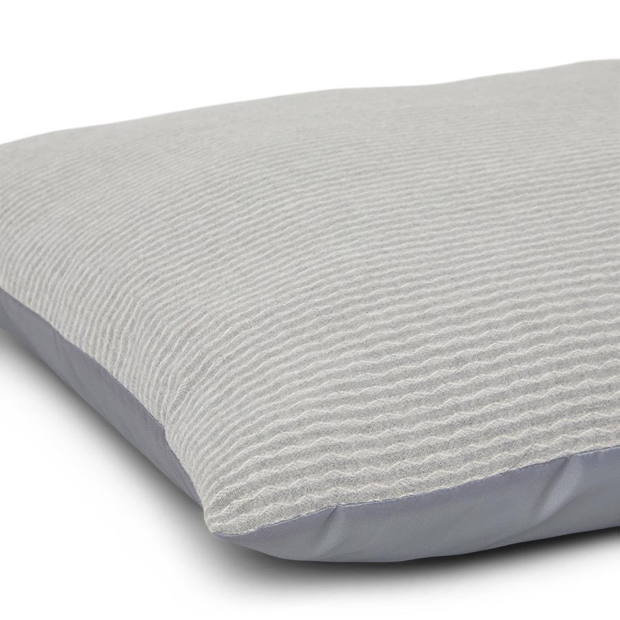 Pets at Home Pillow Mattress Dog Bed Grey Stripe