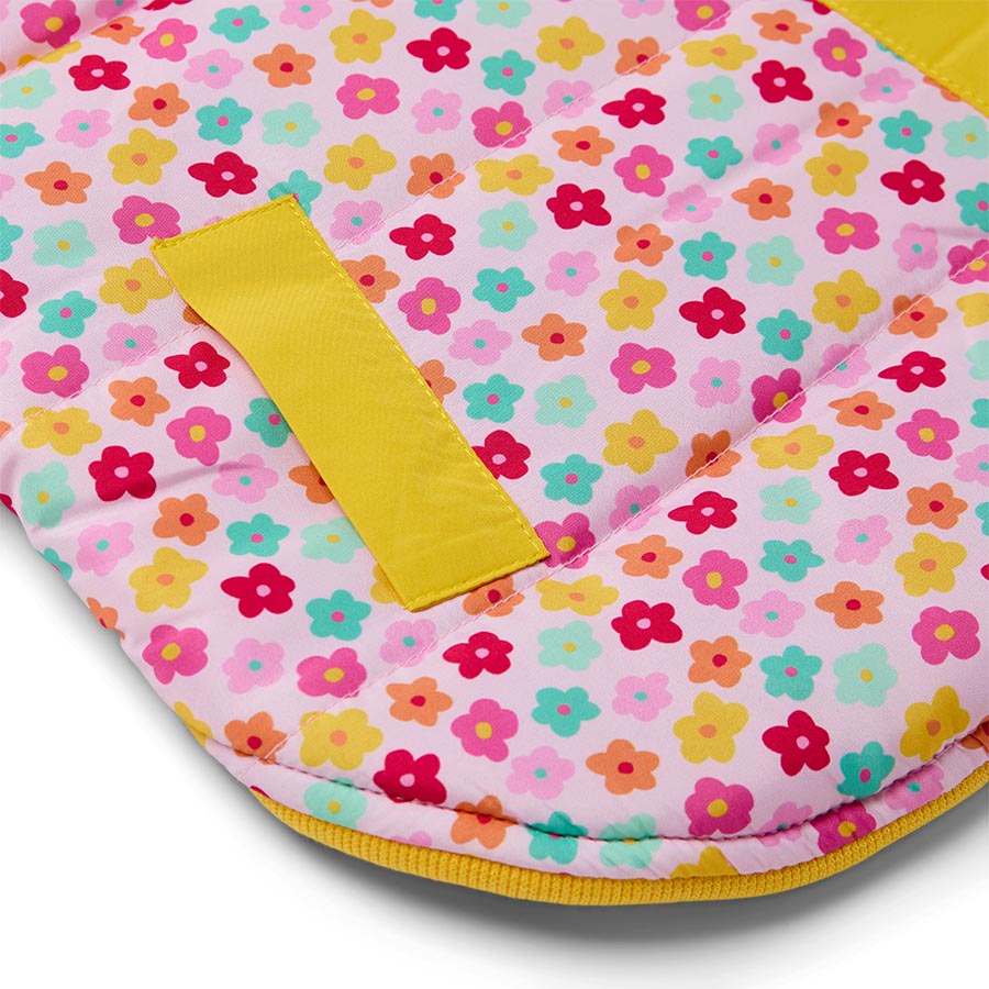 Pets at Home Ditsy Floral Reversible Dog Jacket Pink