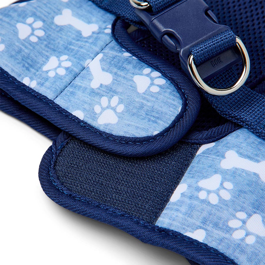 Pets at Home Paw & Bone Dog Harness Blue