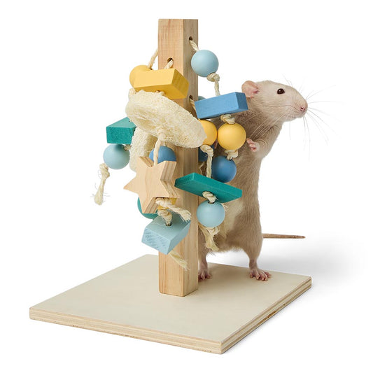 Pets at Home Small Animal Wooden Activity Post Toy