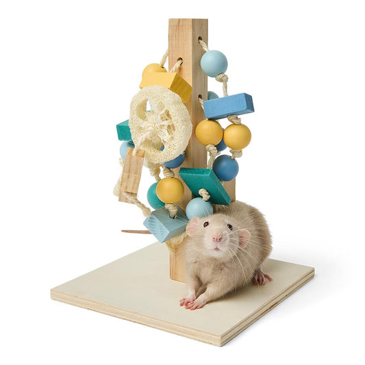 Pets at Home Small Animal Wooden Activity Post Toy