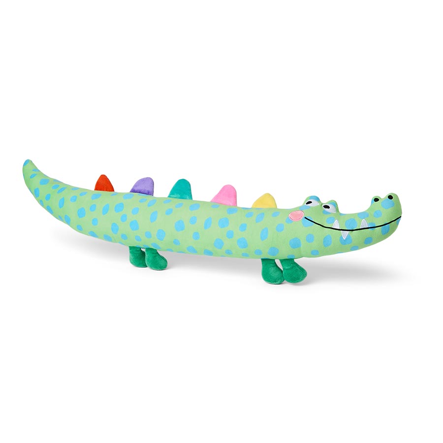 Pets at Home Sunny Daze Jumbo Myles Crocodile Plush Squeaky Dog Toy