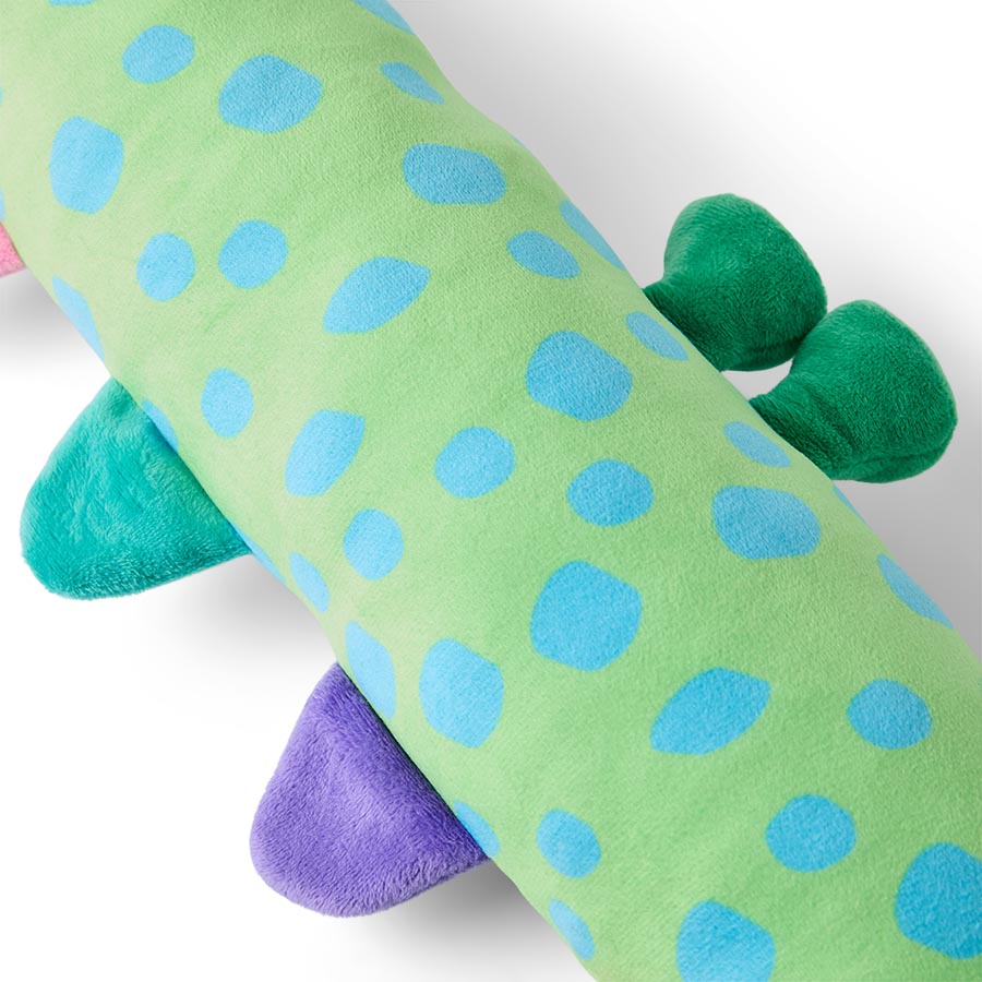 Pets at Home Sunny Daze Jumbo Myles Crocodile Plush Squeaky Dog Toy