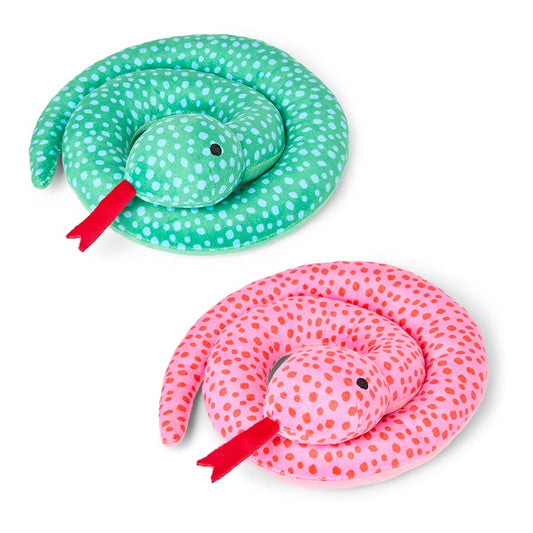 Pets at Home Sunny Daze Plush Sssssuzy Snake Dog Toy Assorted