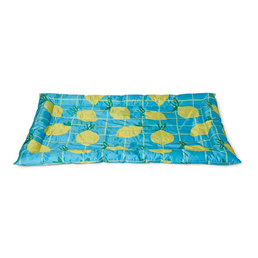 Pets at Home Sunny Lovely Lemons Cooling Dog Crate Mat