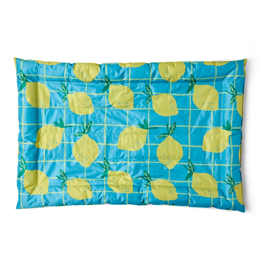 Pets at Home Sunny Lovely Lemons Cooling Dog Crate Mat