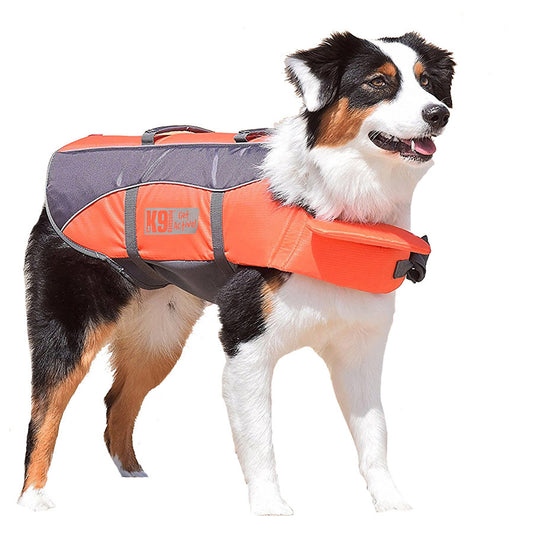 K9 Pursuits Float Coat Dog Life Jacket Orange